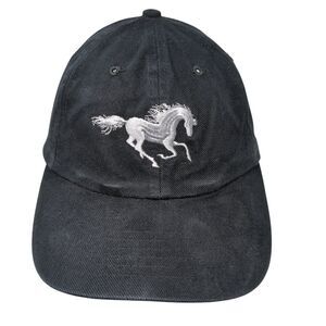 Zimecterin Horse Slideback Hat Black OSFA Adjustable Embroidered Farnam
